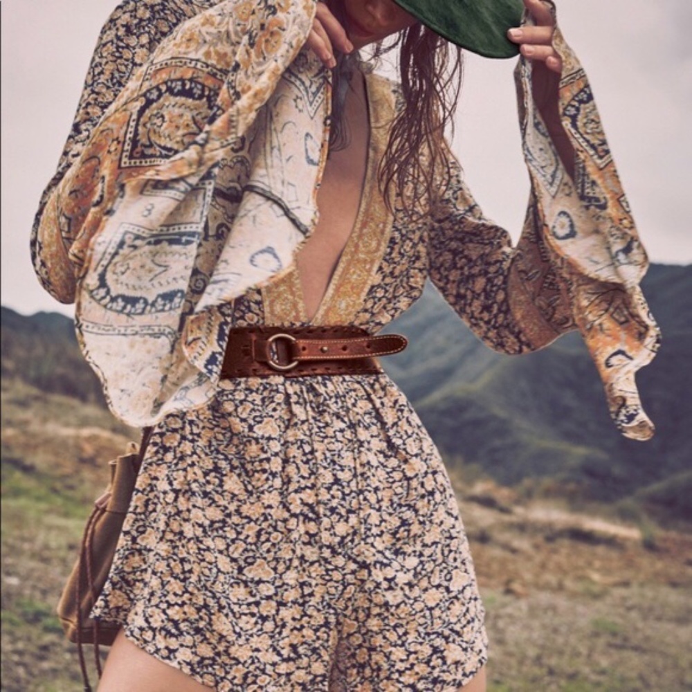 Free People Once Upon A Summertime Romper NWT